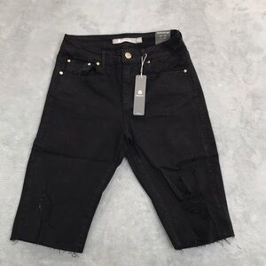 Tractr Jeans Women's Mid Rise Bermuda Shorts Size 0 New